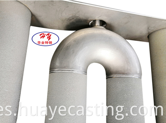 Heat Treatment Heat Resistant U Type Radiant Tube For Cal Cgl3